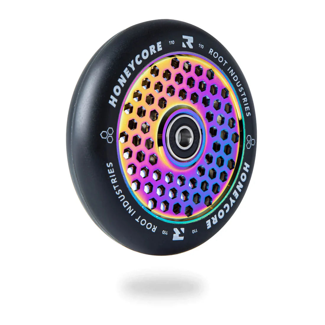 Root Industries HONEYCORE 110mm Wheels (Black/Rocket Fuel)