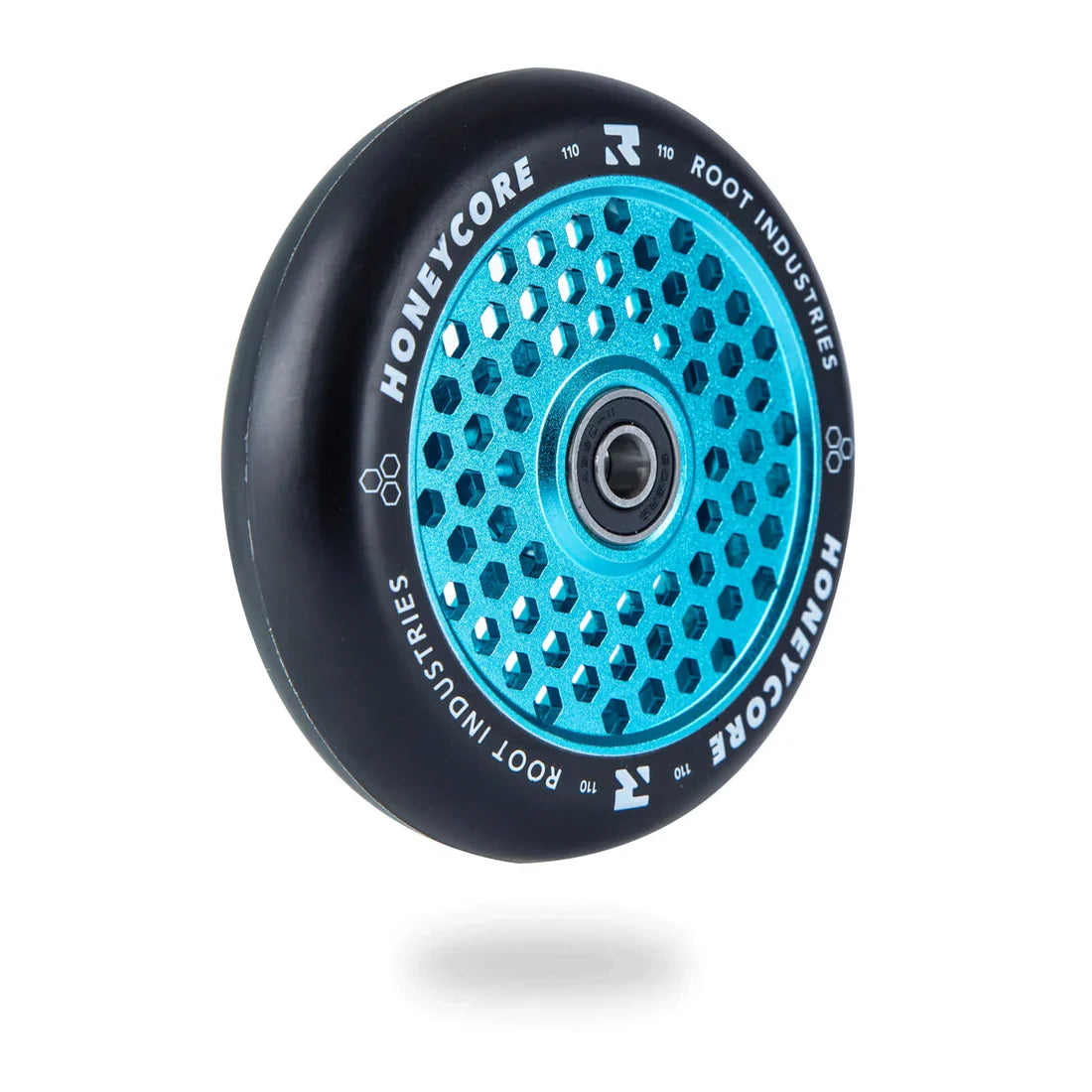 Root Industries HONEYCORE 110mm Wheels (Black/Sky Blue)
