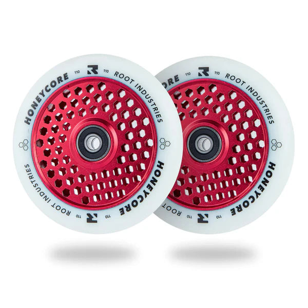 Root Industries HONEYCORE 110mm Wheels (White/Red)