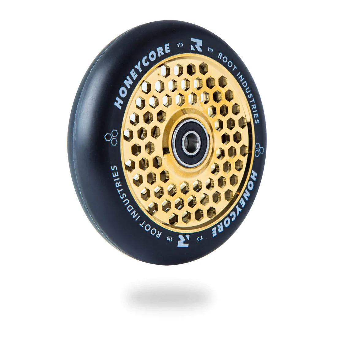 Root Industries HONEYCORE 110mm Wheels (Black/Gold)