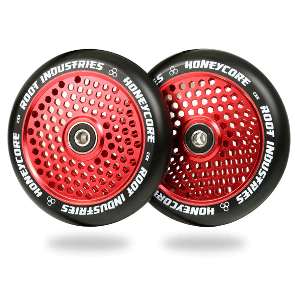 Root Industries HONEYCORE 120mm Wheels (Black/Red)