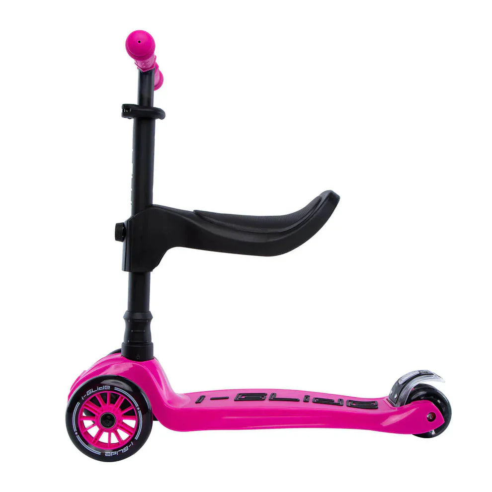 I-Glide 3 Wheel Scooter Seat (Black)