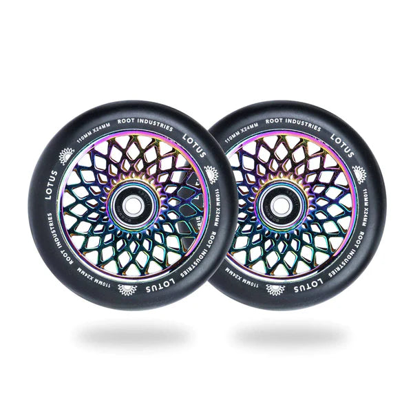 Root Industries LOTUS 110mm Wheels (Black/Rocket Fuel)