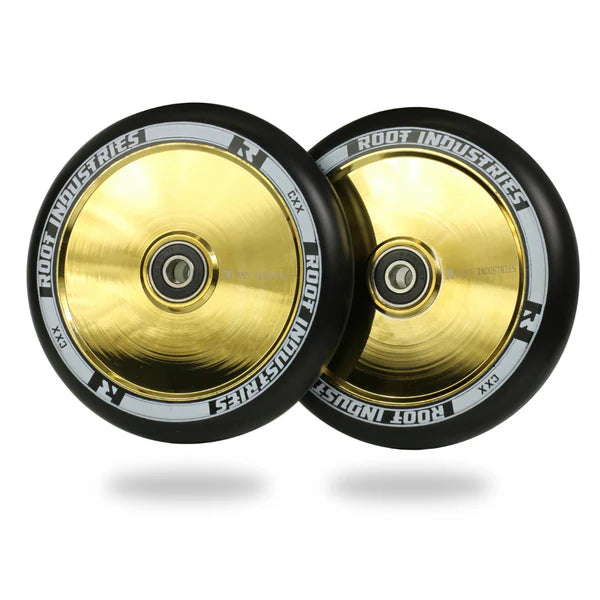 Root Industries AIR 120mm Wheels (Black/Gold Rush)